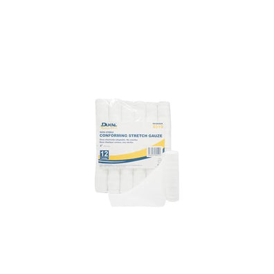 Bandage 4" Conforming Gauze White LF Non-Sterile 96/Case - Surgical Supplies NY